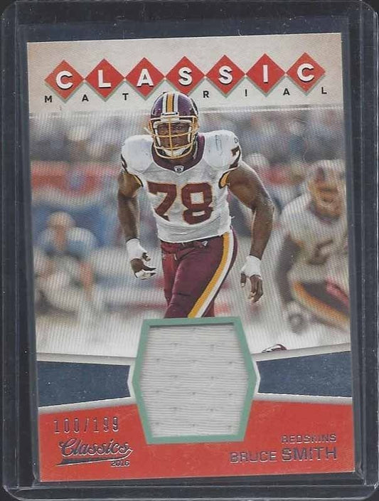BRUCE SMITH 2016 CLASSICS CLASSIC MATERIAL GAME USED JERSEY #11