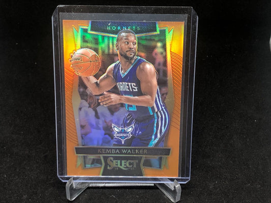 KEMBA WALKER 2016-17 PANINI SELECT ORANGE PRIZM #D /60