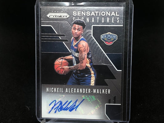 NICKEIL ALEXANDER WALKER 2019-20 PANINI PRIZM SENSATIONAL SIGNATURES AUTO RC
