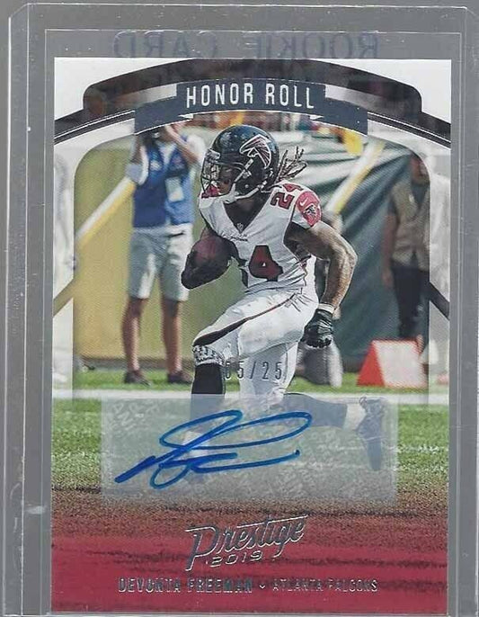 DEVONTA FREEMAN 2019 PRESTIGE HONOR ROLL AUTO #D 5/25