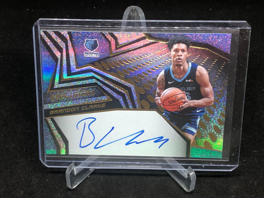 BRANDON CLARKE 2019-20 PANINI REVOLUTION ON CARD AUTO RC