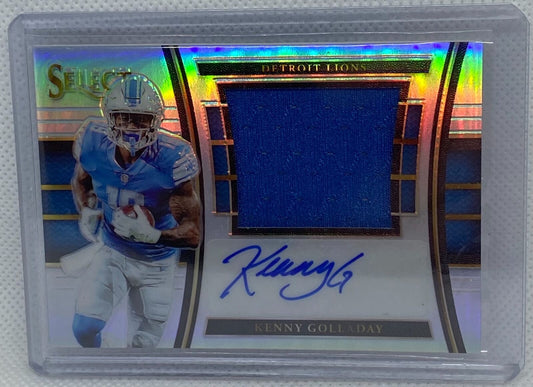 KENNY GOLLADAY 2017 PANINI SELECT ROOKIE JERSEY PRIZM AUTO RC #D 72/99