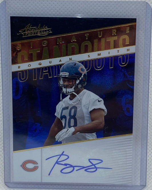 ROQUAN SMITH 2018 PANINI ABSOLUTE SIGNATURE STANDOUTS BLUE AUTO #SS-RS