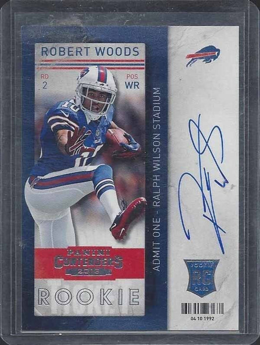 ROBERT WOODS 2013 TOTALLY CERTIFIED FUTURE 4 COLOR RPA PATCH AUTO RC #D 8/49