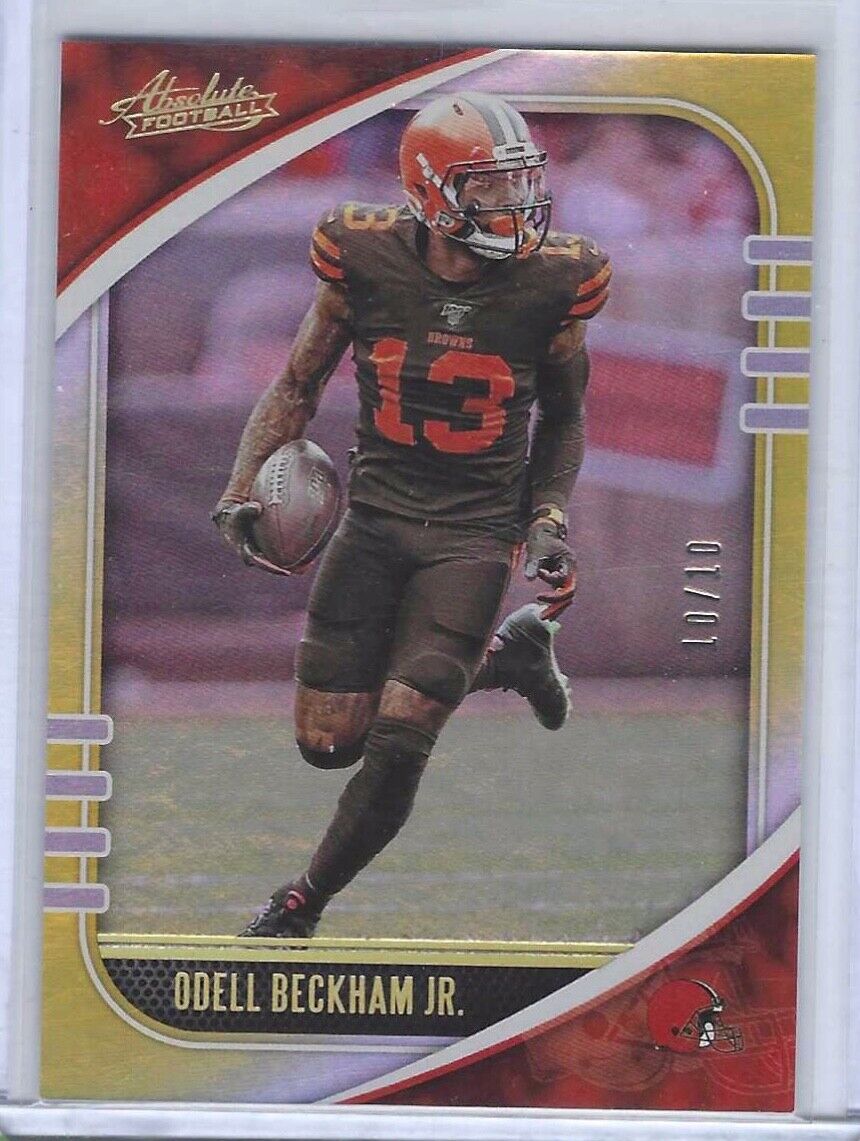 ODELL BECKHAM JR. 2020 ABSOLUTE GOLD SPECTRUM #D /10