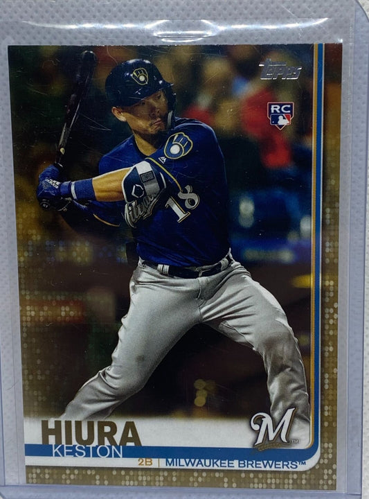 KESTON HIURA 2019 TOPPS UPDATE SERIES GOLD RC #D 604/2019