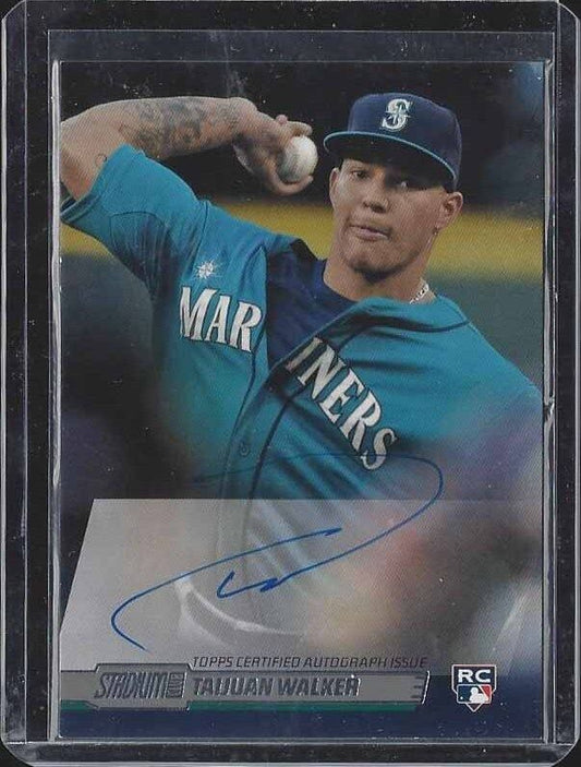 TAIJUAN WALKER 2014 STADIUM CLUB MARINERS ON CARD ROOKIE AUTO RC