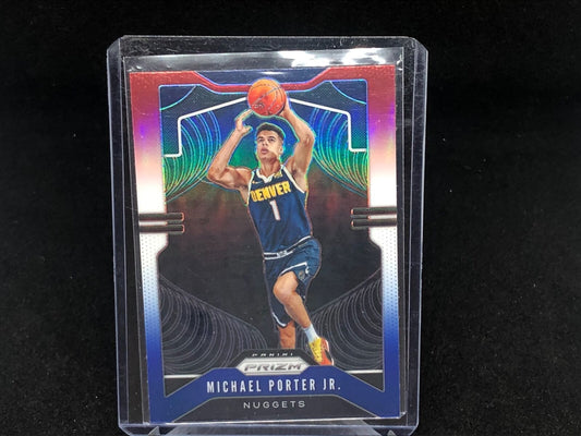 MICHAEL PORTER JR 2019-20 PANINI PRIZM RED WHITE BLUE PRIZM # 88