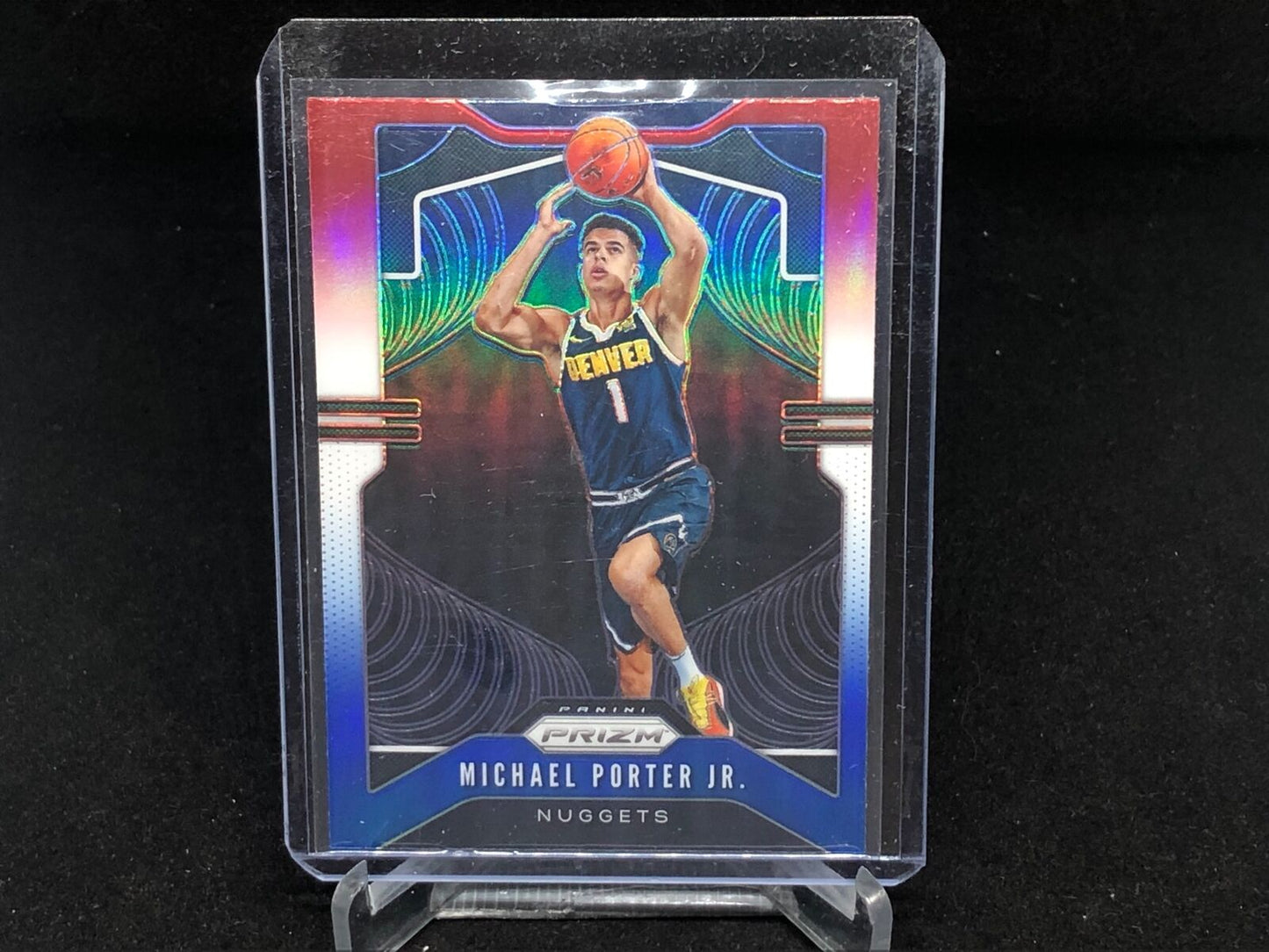 MICHAEL PORTER JR 2019-20 PANINI PRIZM RED WHITE BLUE PRIZM # 88