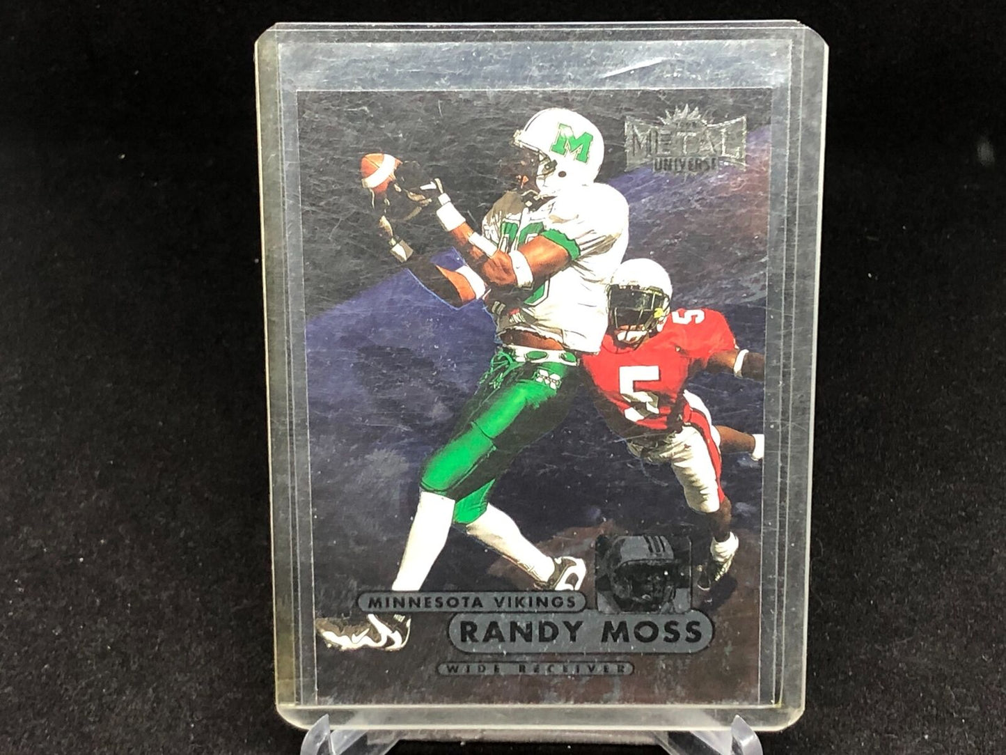 RANDY MOSS 1998 SKYBOX METAL UNIVERSE RC # 190