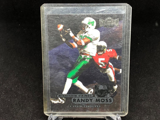 RANDY MOSS 1998 SKYBOX METAL UNIVERSE RC # 190