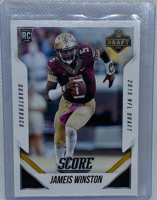 JAMEIS WINSTON 2015 PANINI NFL DRAFT SCORE RARE SP PROMO RC #DPJW