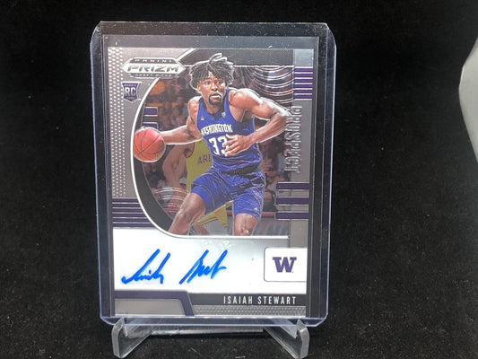 ISAIAH STEWART 2020-21 PANINI PRIZM DRAFT PICKS AUTO RC