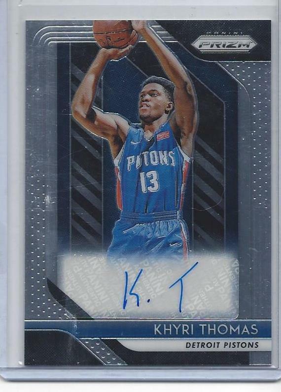 KHYRI THOMAS 2018-19 PANINI PRIZM ROOKIE AUTO RC