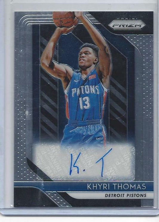KHYRI THOMAS 2018-19 PANINI PRIZM ROOKIE AUTO RC