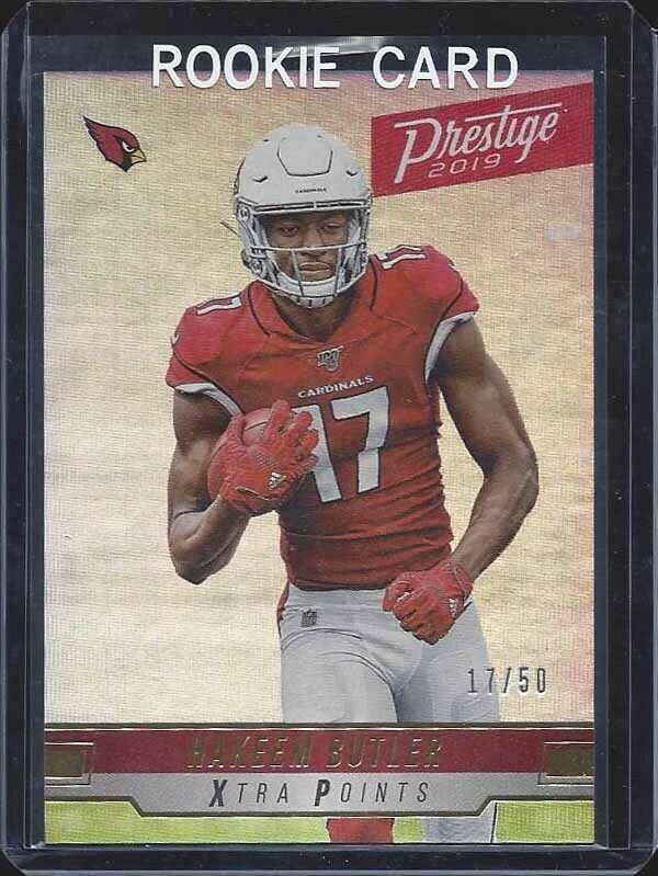 1/1 HAKEEM BUTLER 2019 PRESTIGE XTRA POINTS GOLD RC #D 17/50 HIS JERSEY #17 !!!