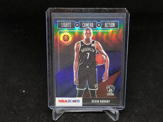 KEVIN DURANT 2019-20 PANINI HOOPS PREMIUM STOCK PURPLE PRIZM # 1