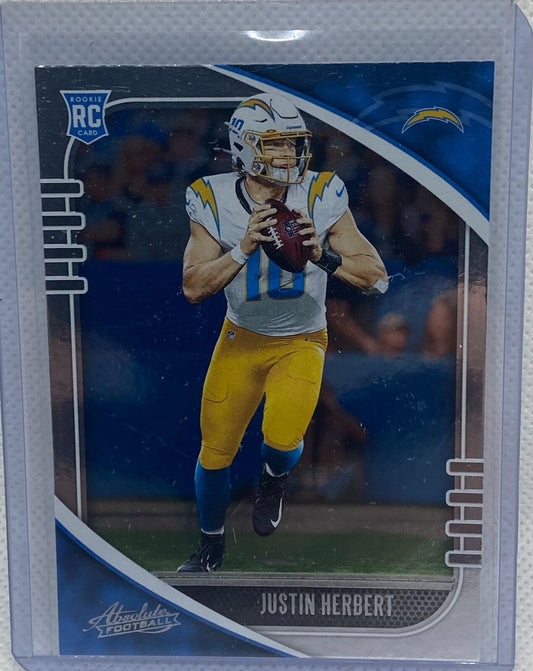 JUSTIN HERBERT 2020 PANINI ABSOLUTE RC #167