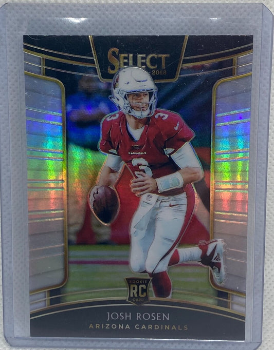 JOSH ROSEN 2018 PANINI SELECT CONCOURSE SILVER PRIZM RC #62