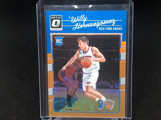 WILLY HERNANGOMEZ 2016-17 PANINI DONRUSS OPTIC ORANGE PRIZM RC #D 83/199