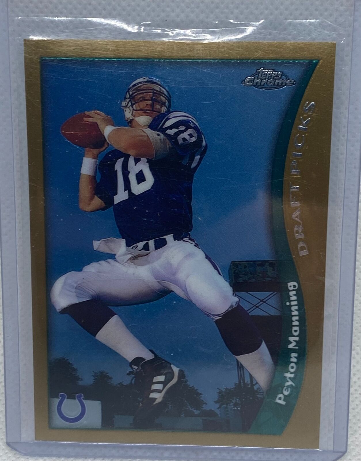 PEYTON MANNING 1998 TOPPS CHROME TRUE ROOKIE RC #165