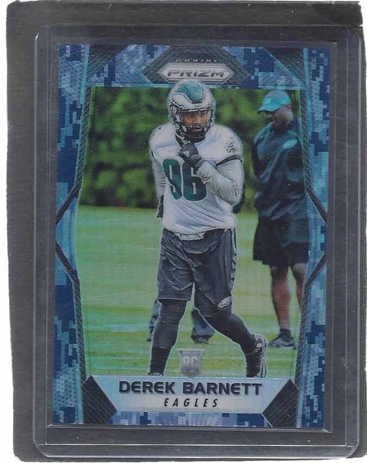 DEREK BARNETT 2017 PANINI PRIZM CAMO PRIZMS ROOKIE RC #D 14/25