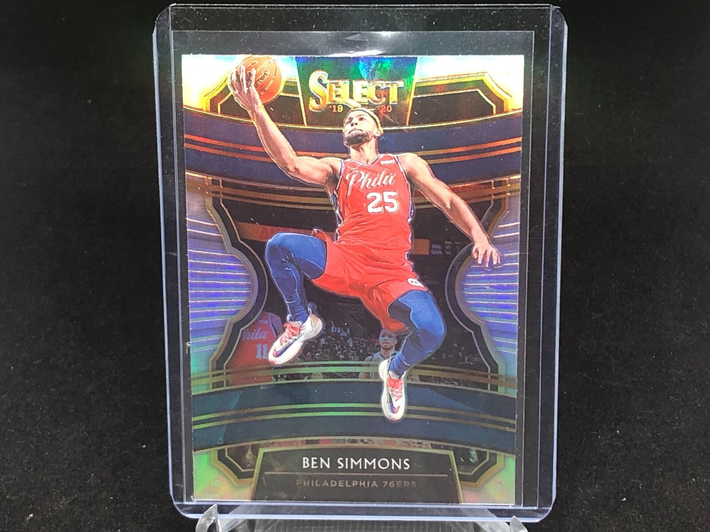 BEN SIMMONS 2019-20 PANINI SELECT CONCOURSE SILVER PRIZM # 36