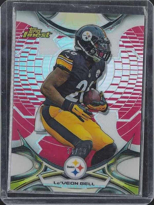 LE'VEON BELL 2015 TOPPS FINEST RED REFRACTOR #D 84/99
