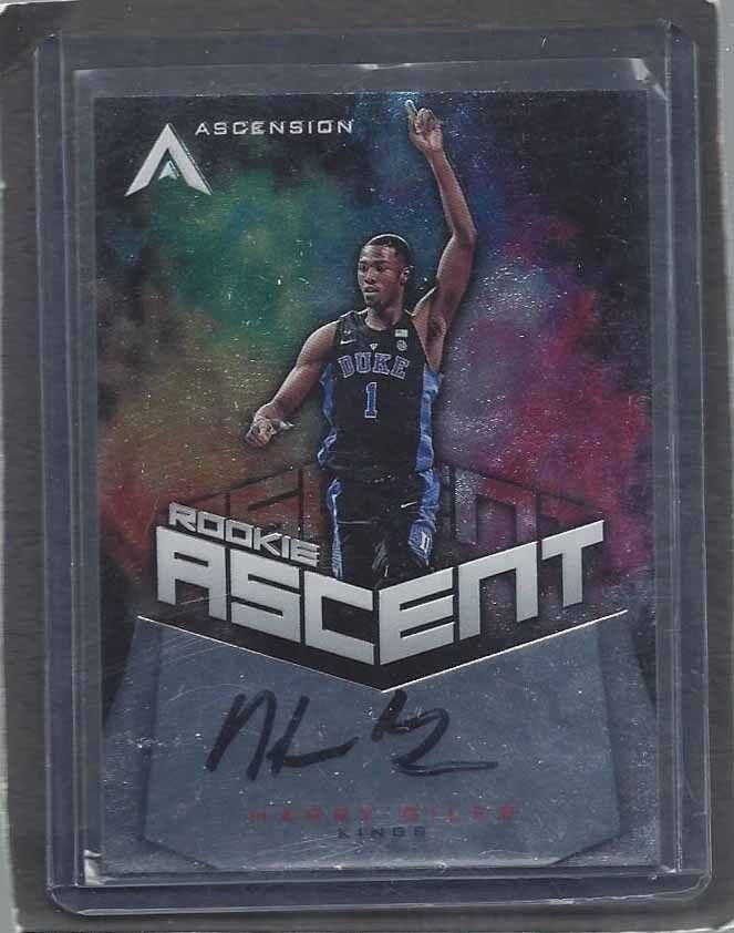 HARRY GILES 2017-18 PANINI ASCENTION ROOKIE ASCENT ON CARD ROOKIE AUTO RC /299