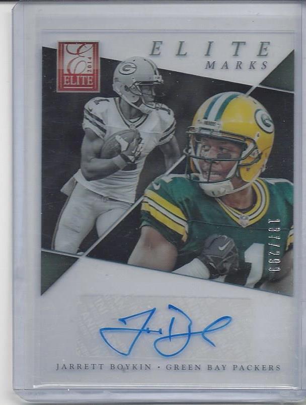 JARRETT BOYKIN 2014 ELITE MARKS PACKERS AUTO #D 137/299