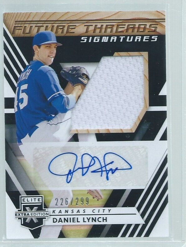 DANIEL LYNCH 2020 ELITE EXTRA SILHOUETTES JERSEY AUTO PROSPECT #D 226/299