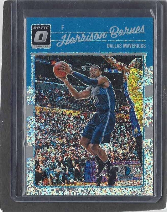 HARRISON BARNES 2016-17 DONRUSS OPTIC WHITE SPARKLE SSP PRIZM /5 #74