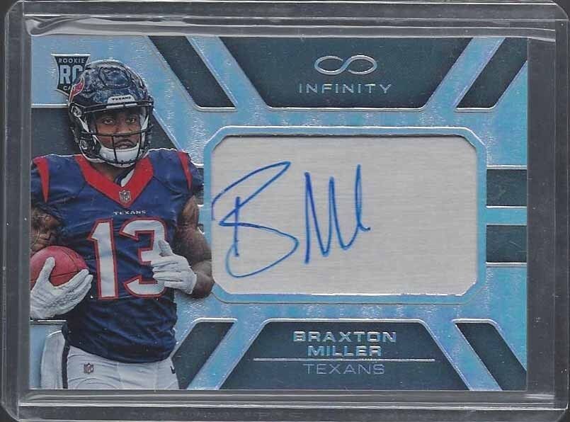 BRAXTON MILLER 2016 INFINITY HOUSTON TEXANS ROOKIE AUTO RC #D /288