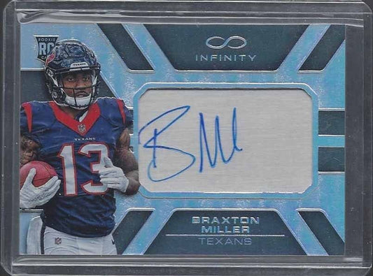 BRAXTON MILLER 2016 INFINITY HOUSTON TEXANS ROOKIE AUTO RC #D /288