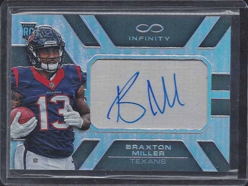 BRAXTON MILLER 2016 INFINITY HOUSTON TEXANS ROOKIE AUTO RC #D /288