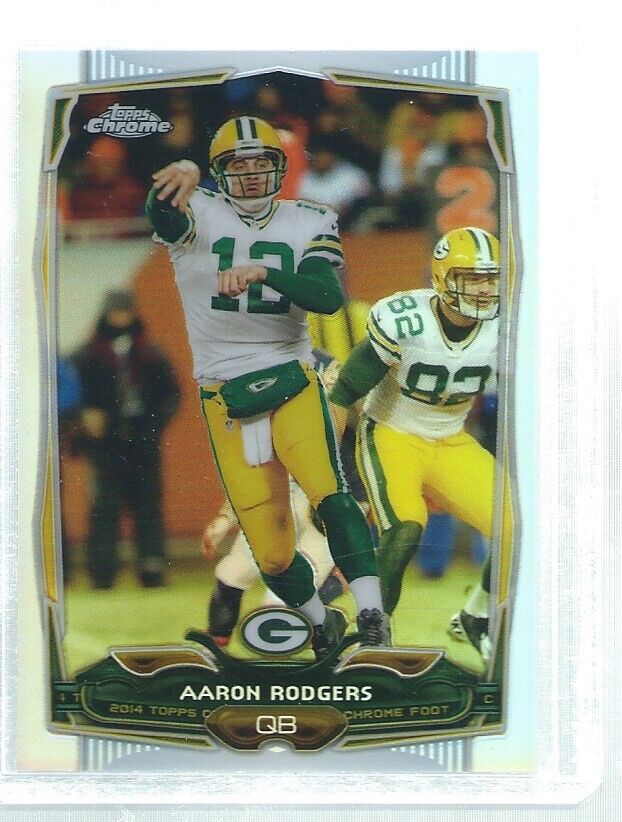 AARON RODGERS 2014 TOPPS CHROME REFRACTOR #83