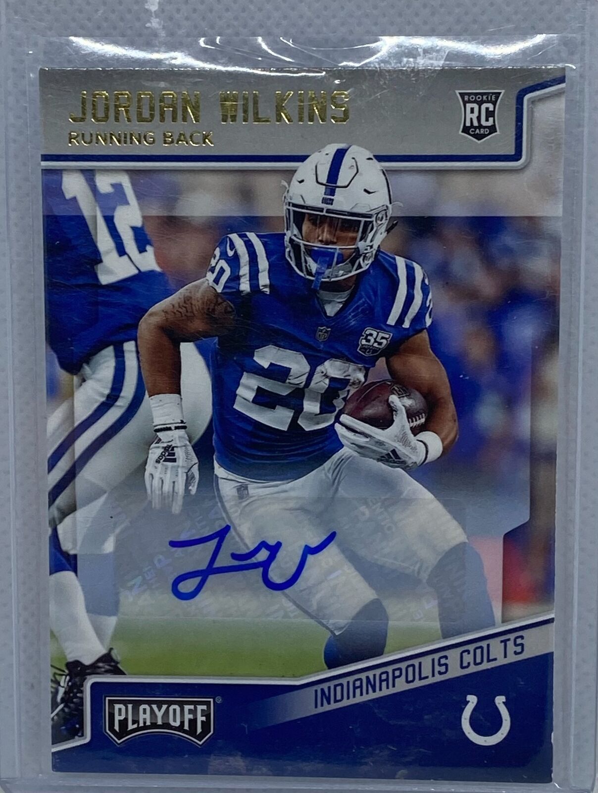 JORDAN WILKINS 2018 PANINI PLAYOFF AUTO RC #257