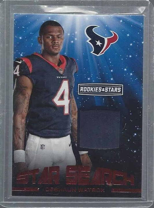 DESHAUN WATSON 2017 ROOKIES & STARS STAR SEARCH ROOKIE JERSEY RC #16