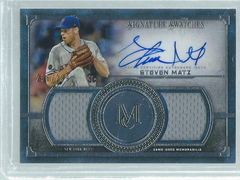 STEVEN MATZ 2019 MUSEUM COLLECTION DUAL JERSEY AUTO #D 296/299
