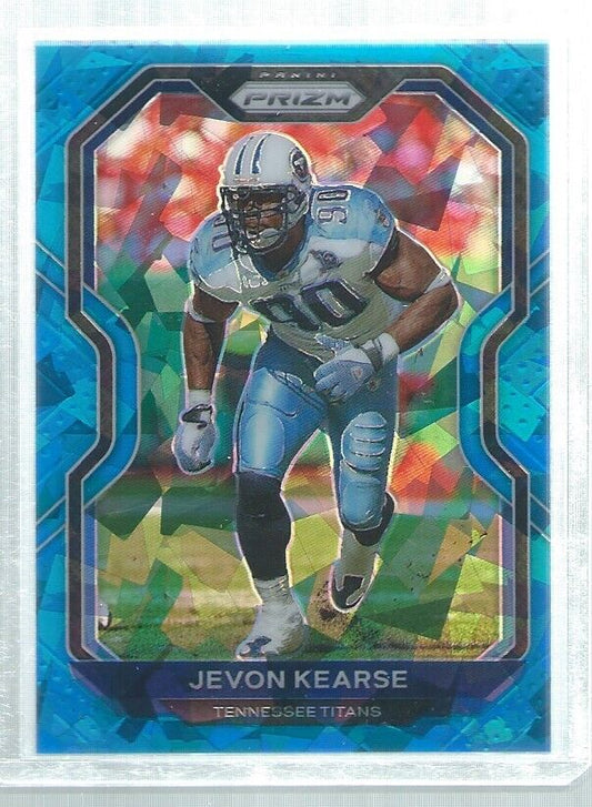 JEVON KEARSE 2020 PANINI PRIZM BLUE ICE PRIZMS #D 92/99