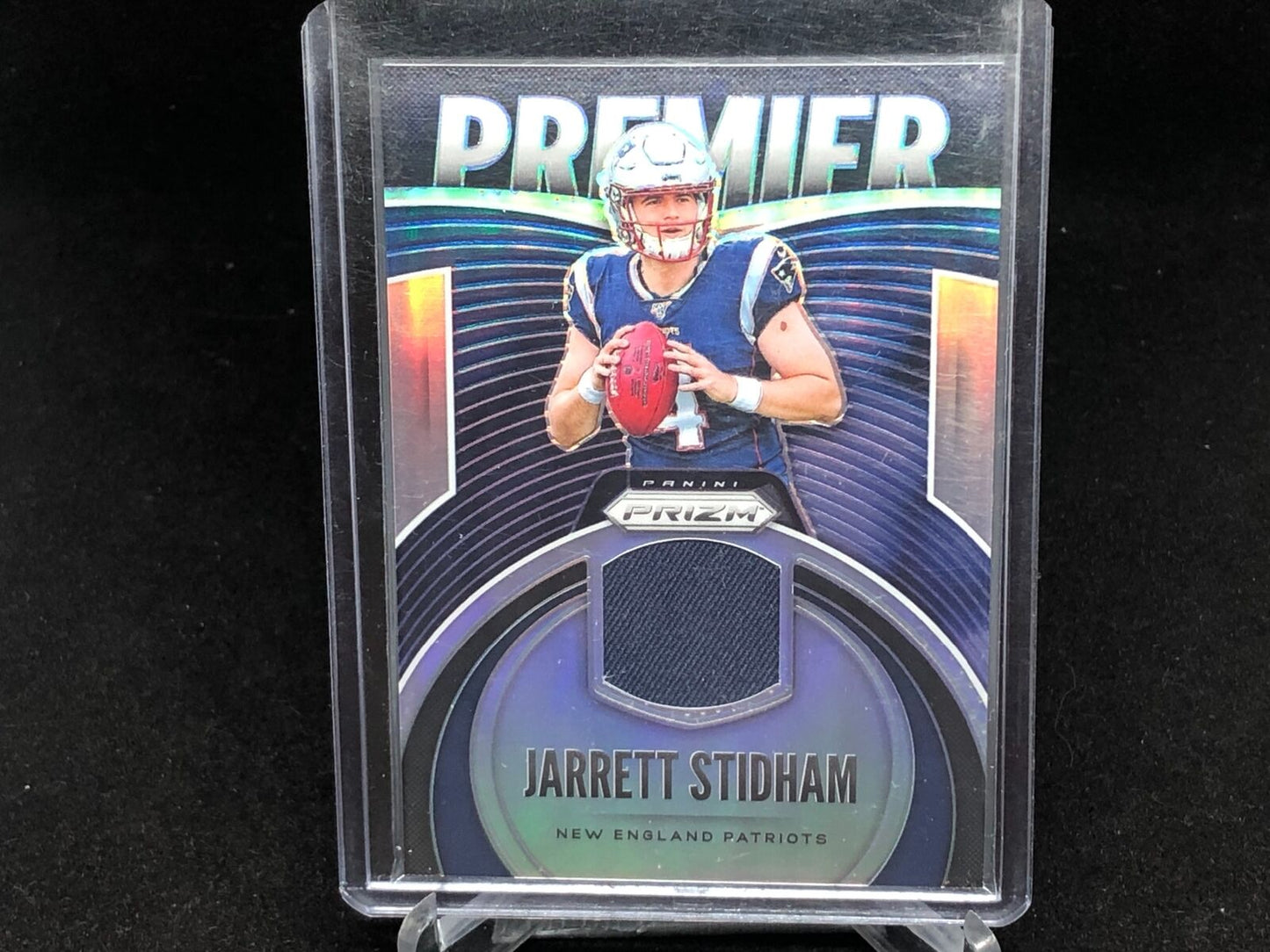 JARRETT STIDHAM 2019 PANINI PRIZM PREMIER JERSEY SILVER PRIZMS RELIC RC