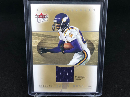 RANDY MOSS 2005 FLEER ULTRA SKYBOX FIRST ROUNDERS GAME WORN JERSEY #D 24/25