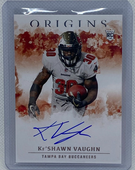 KE'SHAWN VAUGHN 2020 PANINI ORIGINS ROOKIE ON CARD AUTO RC #RA-KV