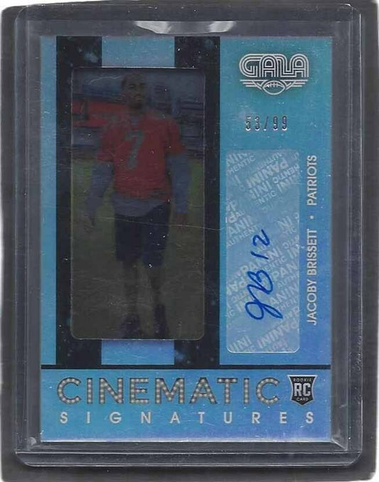 JACOBY BRISSETT 2016 PANINI GALA CINEMATIC SIGNATURES ROOKIE AUTO RC #D 53/99