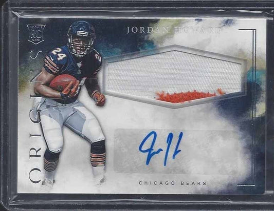 JORDAN HOWARD 2016 PANINI ORIGINS 2 COLOR RPA BEARS ROOKIE PATCH AUTO RC