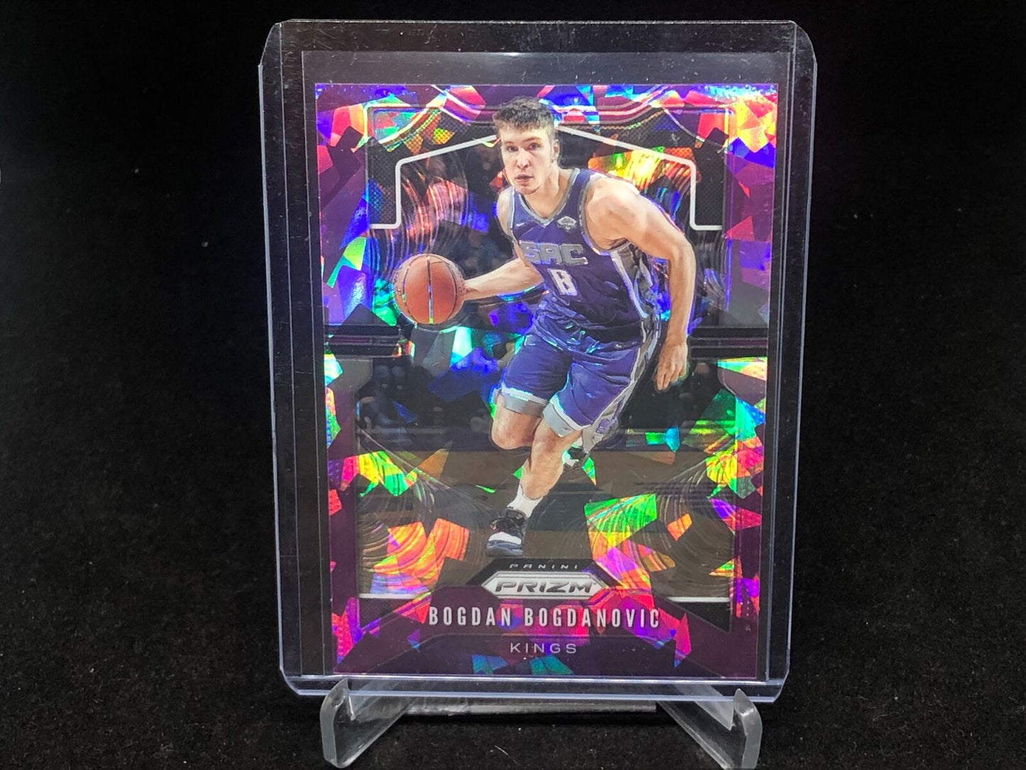 BOGDAN BOGDANOVIC 2019-20 PANINI PRIZM PURPLE CRACKED ICE PRIZM #D 63/149