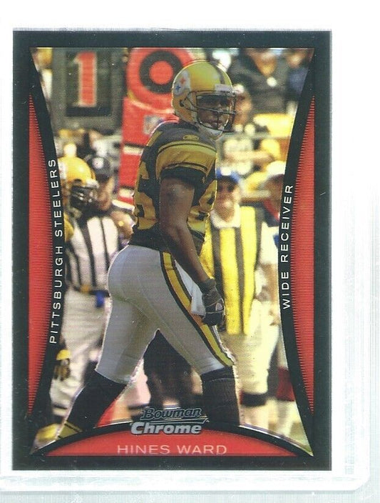 HINES WARD 2008 BOWMAN CHROME REFRACTOR