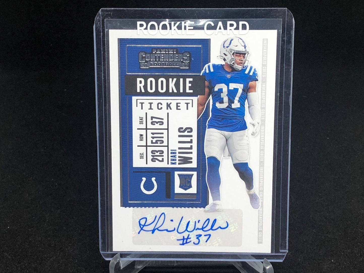 KHARI WILLIS 2020 PANINI CONTENDERS ROOKIE TICKET AUTO RC # 292
