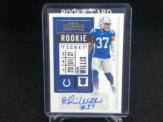 KHARI WILLIS 2020 PANINI CONTENDERS ROOKIE TICKET AUTO RC # 292