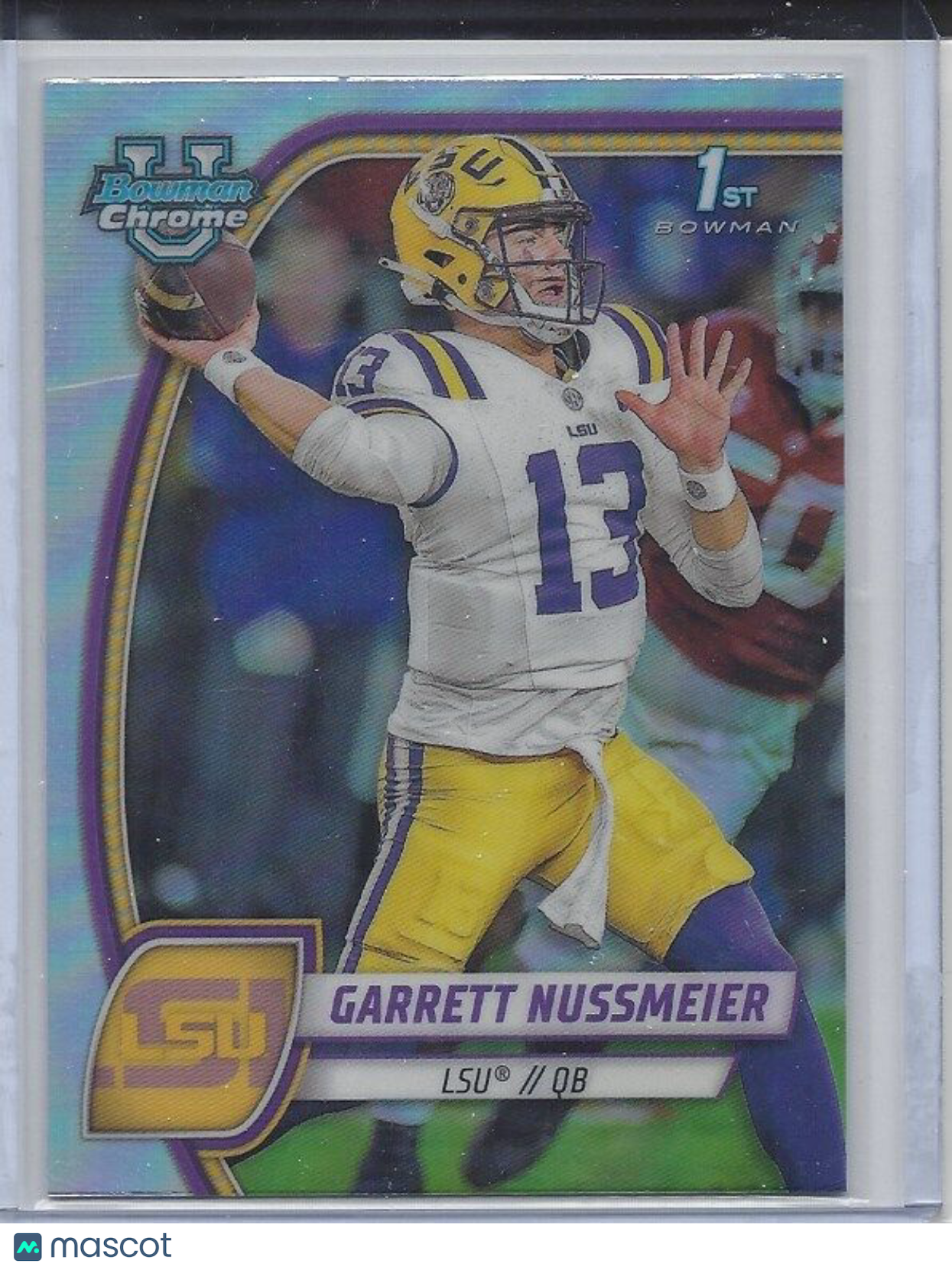 2024 BOWMAN CHROME UNIVERSITY FOOTBALL REFRACTORS STEALTH SHIMMER XFRAC QUANTITY